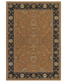 Evoking classing Persian patternwork in an ebony, gold and cream ground, the Tamena area rug from Couristan offers intricate beauty for your floors. Woven of heat-set Courton™ polypropylene, a synthetic fiber that's meticulously crafted for durability. Evoking classing Persian patternwork in an ebony, gold and cream ground, the Tamena area rug from Couristan offers intricate beauty for your floors. Woven of heat-set Courton™ polypropylene, a synthetic fiber that's meticulously crafted for durability.