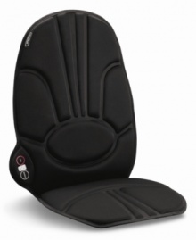 At home, in the office or the car – long hours of sitting can take its toll. Fortunately, you can turn any seat into a trained masseuse with this HoMedics massage cushion. Soothe tight, achy back muscles with a revitalizing dual-zone massage and relaxing heat. Two-year warranty. Model VC-100. At home, in the office or the car – long hours of sitting can take its toll. Fortunately, you can turn any seat into a trained masseuse with this HoMedics massage cushion. Soothe tight, achy back muscles with a revitalizing dual-zone massage and relaxing heat. Two-year warranty. Model VC-100.