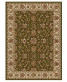 Rendered with intricate floral designs in a sumptuous green and neutral color palette, this area rug set from Kenneth Mink offers a cohesive look for your entire home. Woven of plush olefin for lasting softness and durability. Includes five rugs. Rendered with intricate floral designs in a sumptuous green and neutral color palette, this area rug set from Kenneth Mink offers a cohesive look for your entire home. Woven of plush olefin for lasting softness and durability. Includes five rugs.