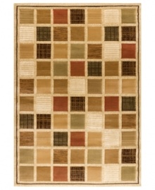 A geometric design woven in a myriad of calming colors, the Northport area rug brings an element of ultra-modern beauty to your floors. Made in the USA of dense, yet luxuriously soft polypropylene, this area rug withstands heavy traffic with enduring style. A geometric design woven in a myriad of calming colors, the Northport area rug brings an element of ultra-modern beauty to your floors. Made in the USA of dense, yet luxuriously soft polypropylene, this area rug withstands heavy traffic with enduring style.