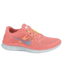 Run on. Nike's Free Run+ 3 sneakers blend the strengthening and injury-prevention benefits of barefoot running with the comfort and protection of a shoe. Run on. Nike's Free Run+ 3 sneakers blend the strengthening and injury-prevention benefits of barefoot running with the comfort and protection of a shoe.