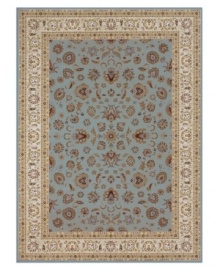 Utterly remarkable in its rich detail and beautiful, soft tones of blue and ivory, the Samira area rug from Loloi updates any space with traditional Turkish-inspired design. Crafted in Turkey of ultra-durable and easy-to-clean polypropylene. Utterly remarkable in its rich detail and beautiful, soft tones of blue and ivory, the Samira area rug from Loloi updates any space with traditional Turkish-inspired design. Crafted in Turkey of ultra-durable and easy-to-clean polypropylene.