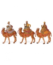 We three kings of orient. With their gifts of gold, frankincense and myrrh in tow, the Three Wise Men journey to Bethlehem on camels to offer gifts and well wishes to the newborn Baby Jesus. We three kings of orient. With their gifts of gold, frankincense and myrrh in tow, the Three Wise Men journey to Bethlehem on camels to offer gifts and well wishes to the newborn Baby Jesus.