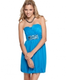 Dress to charm in this vibrant frock from Trixxi that boasts pretty stones at the sash. Pair it with your favorite heels and you'll look stunning at any celebratory affair! Dress to charm in this vibrant frock from Trixxi that boasts pretty stones at the sash. Pair it with your favorite heels and you'll look stunning at any celebratory affair!