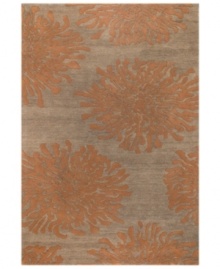 Funky fusion. Combining classic and contemporary design techniques, the Surya Bombay area rug is hand-tufted in India from the finest New Zealand wool, providing a truly soft and uniquely textural experience.