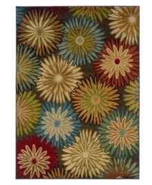 Inspired by classic floral designs of the Sixties, the Tribecca area rug presents an eye-catching layout coupled with divine color. Its streamlined, low-cut pile and durable construction offer a handsome, lasting finish to any room. (Clearance) Inspired by classic floral designs of the Sixties, the Tribecca area rug presents an eye-catching layout coupled with divine color. Its streamlined, low-cut pile and durable construction offer a handsome, lasting finish to any room. (Clearance)