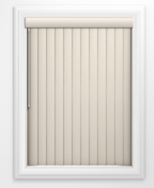 Define your window's view with the sleek and streamlined look of these classic vertical blinds from Simple Selections. Offered in an array of neutral tones to satisfy virtually any color palette. Define your window's view with the sleek and streamlined look of these classic vertical blinds from Simple Selections. Offered in an array of neutral tones to satisfy virtually any color palette.