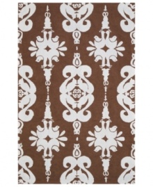 When designers daydream! Go whimsical at home with Momeni's irresistible Lil Mo Classic rugs. Woodland creatures like birds, rabbits and squirrels form a delightful pattern in baby blue against the chocolate brown colorway. Hand-hooked of pure cotton, Lil Mo Classics feature a cut-loop construction that gives the printed motifs a raised effect and tons of texture. When designers daydream! Go whimsical at home with Momeni's irresistible Lil Mo Classic rugs. Woodland creatures like birds, rabbits and squirrels form a delightful pattern in baby blue against the chocolate brown colorway. Hand-hooked of pure cotton, Lil Mo Classics feature a cut-loop construction that gives the printed motifs a raised effect and tons of texture.