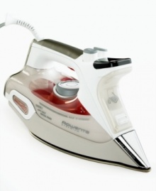 Extreme steam: Rowenta's next-generation Steamium iron features pump injection technology to force 30% more steam into fabrics, offering smoother results without the struggle. Ergonomically designed details and an easy-to-read LED display make ironing easy--the job's over before you know it! One year limited warranty. Model DW9080. Qualifies for Rebate Extreme steam: Rowenta's next-generation Steamium iron features pump injection technology to force 30% more steam into fabrics, offering smoother results without the struggle. Ergonomically designed details and an easy-to-read LED display make ironing easy--the job's over before you know it! One year limited warranty. Model DW9080. Qualifies for Rebate