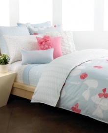 Beauty in bloom. A profuse plumeria print flourishes on this stylish set from Style&co., transforming your space with a casual, yet captivating, look. Set includes comforter and two king shams. Beauty in bloom. A profuse plumeria print flourishes on this stylish set from Style&co., transforming your space with a casual, yet captivating, look. Set includes comforter and two king shams.