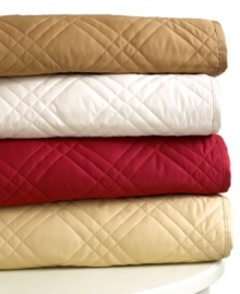 Sumptuous style. Adorn your bed with this Regent sham from Lauren by Ralph Lauren, featuring plush 600-thread count cotton sateen and quilted details for luxe texture. Comes in four rich hues. Sumptuous style. Adorn your bed with this Regent sham from Lauren by Ralph Lauren, featuring plush 600-thread count cotton sateen and quilted details for luxe texture. Comes in four rich hues.