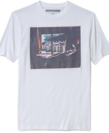 Visual aids. Retreat into the cool graphic on this Sean John tee for a quick getaway. Visual aids. Retreat into the cool graphic on this Sean John tee for a quick getaway.