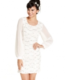 A nod to fashion's chic past, Morgan's retro sheathe dress adds elegant, vintage style to your party look! A nod to fashion's chic past, Morgan's retro sheathe dress adds elegant, vintage style to your party look!