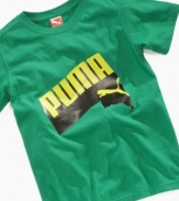 Add an extra dimension to playtime with a 3D logo T-Shirt from Puma.
