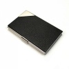 Black Unique Leather Business Card Holder. Christmas Shopping, 4% off plus free Christmas Stocking and Christmas Hat!