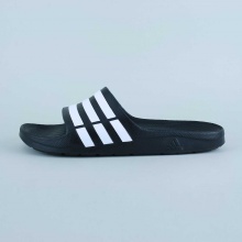 Need a comfortable slide for post-game casual wear? The adidas Duramo Slide fits the bill perfectly. It's comfortable, made from lightweight EVA with a classic style. Need a comfortable slide for post-game casual wear? The adidas Duramo Slide fits the bill perfectly. It's comfortable, made from lightweight EVA with a classic style.