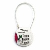 3 Digits Password Combination Copper Wire Padlock Silver. Christmas Shopping, 4% off plus free Christmas Stocking and Christmas Hat!