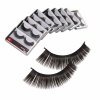 10 Pairs Black False Eyelash Eye Lash with Glue. Christmas Shopping, 4% off plus free Christmas Stocking and Christmas Hat!